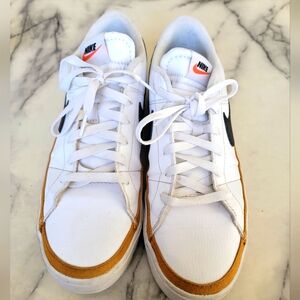 Nike Court Legacy Size 10 Next Nature White Desert Ochre